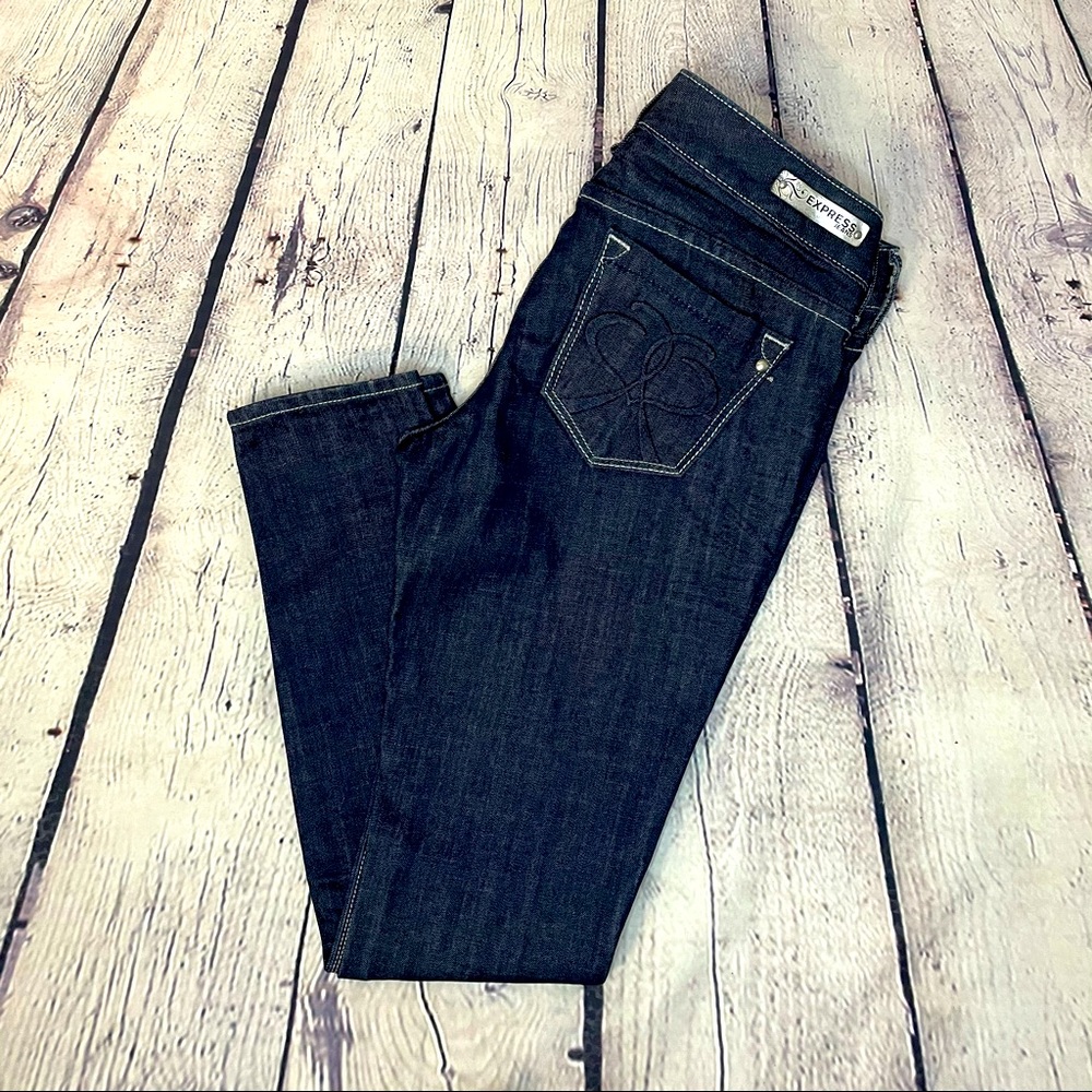 Express Skinny Stella Low Rise Jeans